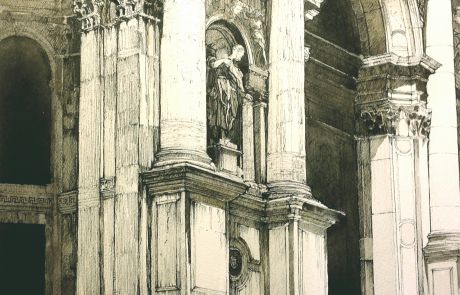 The Basilica of St Mary of Health (Italian: Basilica di Santa Maria della Salute), commonly known as the Salute, is a minor basilica which stands on a narrow finger of land between the Grand Canal and the Bacino di San Marco making the church visible from the Piazza San Marco.The church was designed in the then fashionable baroque style by Baldassare Longhena, and construction began in 1631.The dome of the Salute was an important addition to the Venice skyline and soon became emblematic of the city, inspiring artists like Canaletto, J. M. W. Turner and John Singer Sargent.