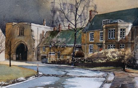The entrance to College Green, an area behind Durham Cathedral mostly overlooked by tourists.