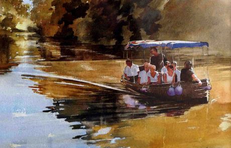 The most picturesque route between the centre of Historic Bath and the nearby district of Batheaston, can be enjoyed via the River Avon and this little water taxi.
